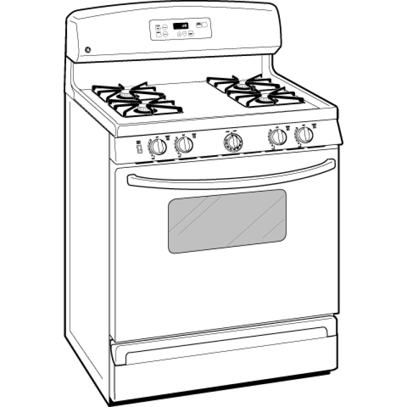 30" Free-Standing Gas Range JGBS17DEMWW