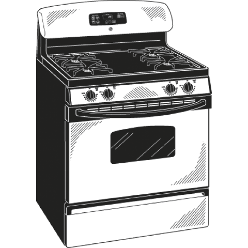 30" Free-Standing Gas Range JGBS18GERSA