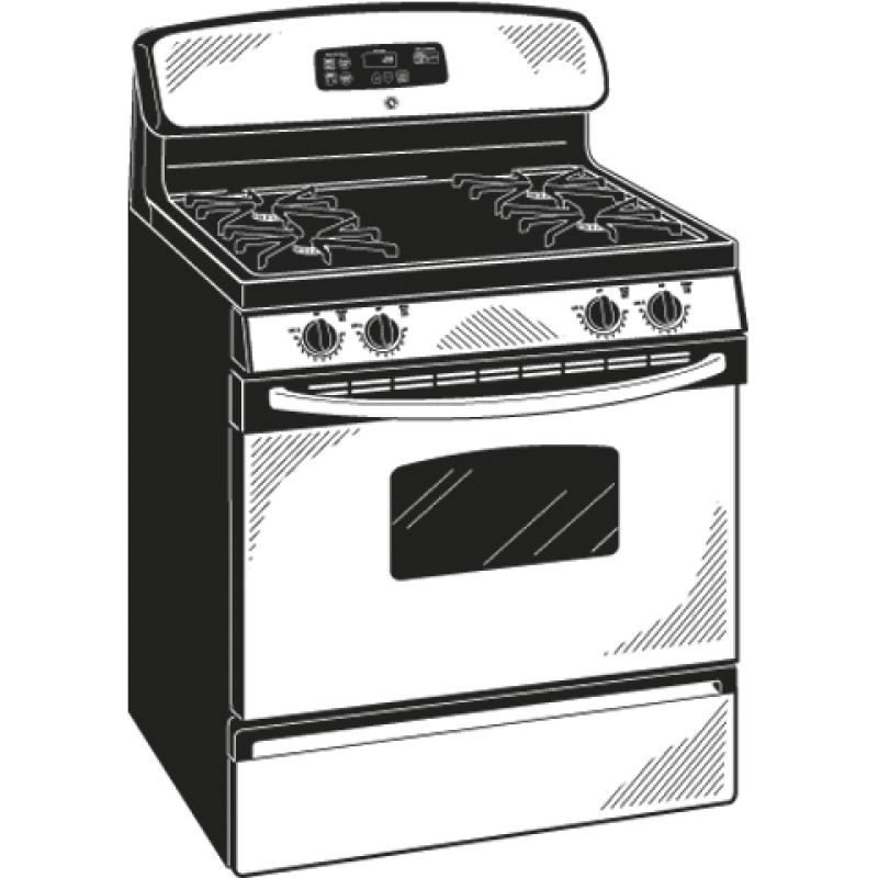 30" Free-Standing Gas Range JGBS18SERSS