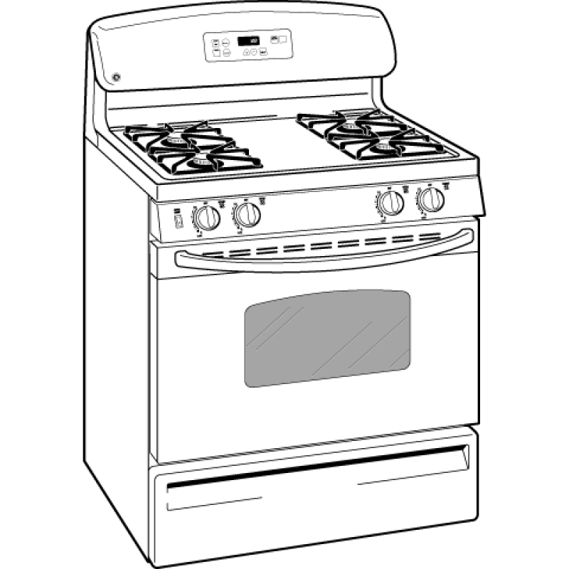 30" Free-Standing Gas Range JGBS20DEMWW