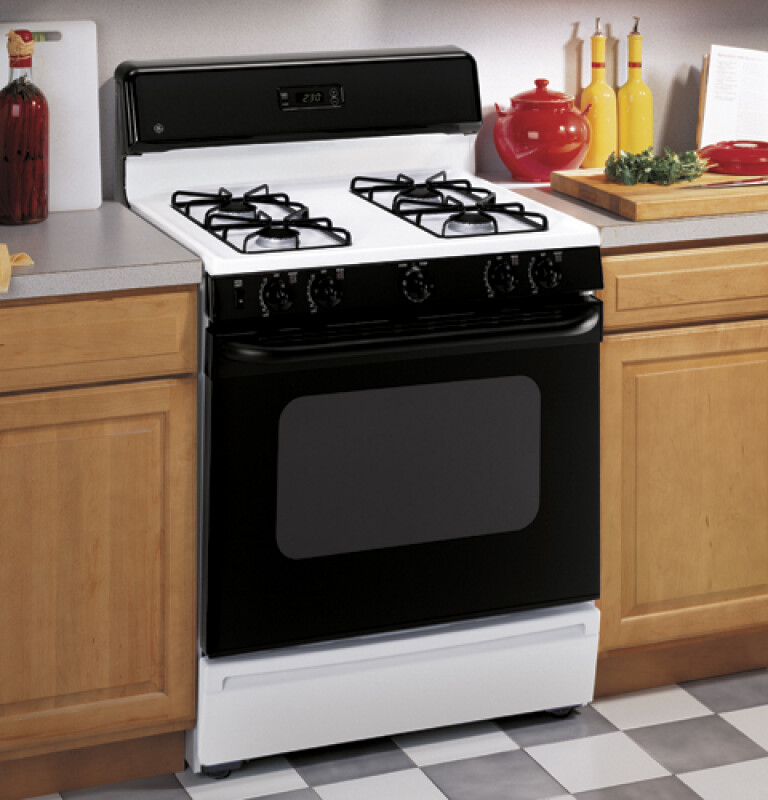 30" Free-Standing Gas Range JGBS22BEHWH
