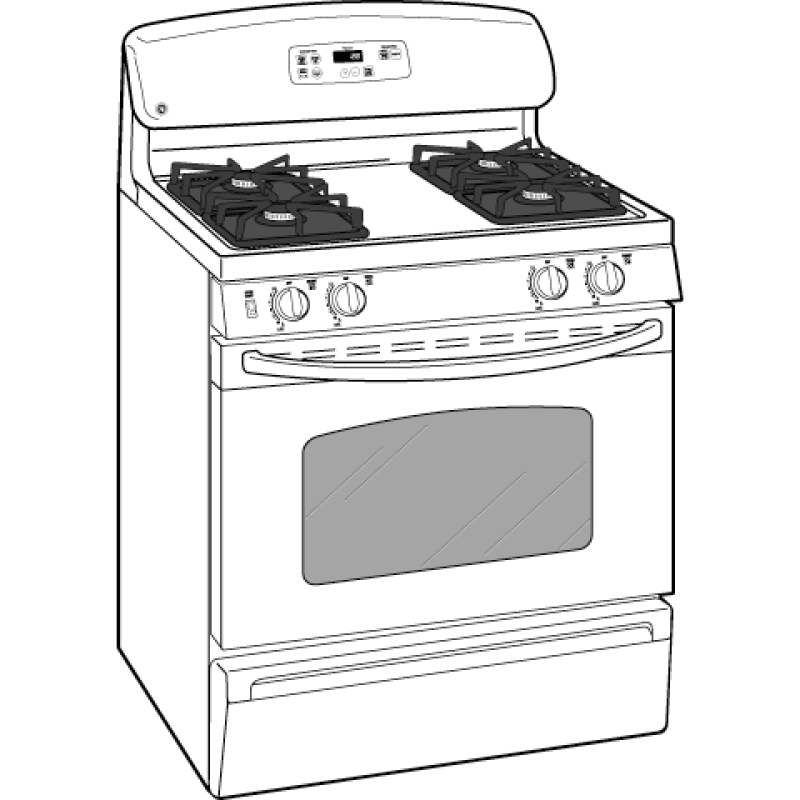 30" Free-Standing Gas Range JGBS23DEMCC
