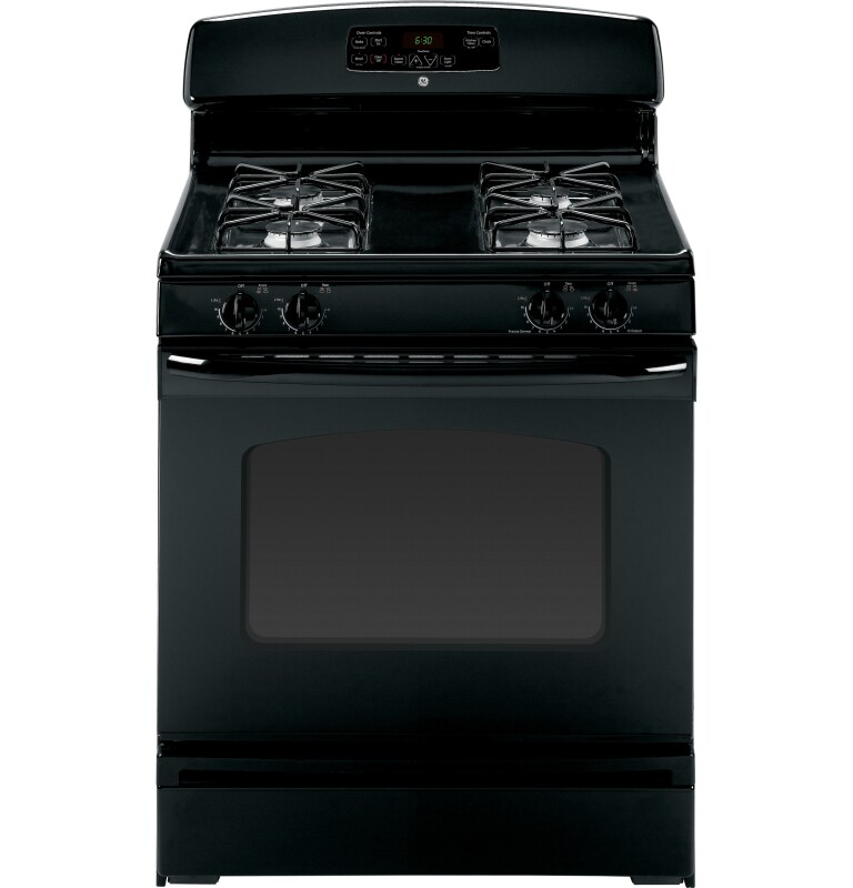 30" Free-Standing Gas Range with Steam Clean JGBS23DETBB