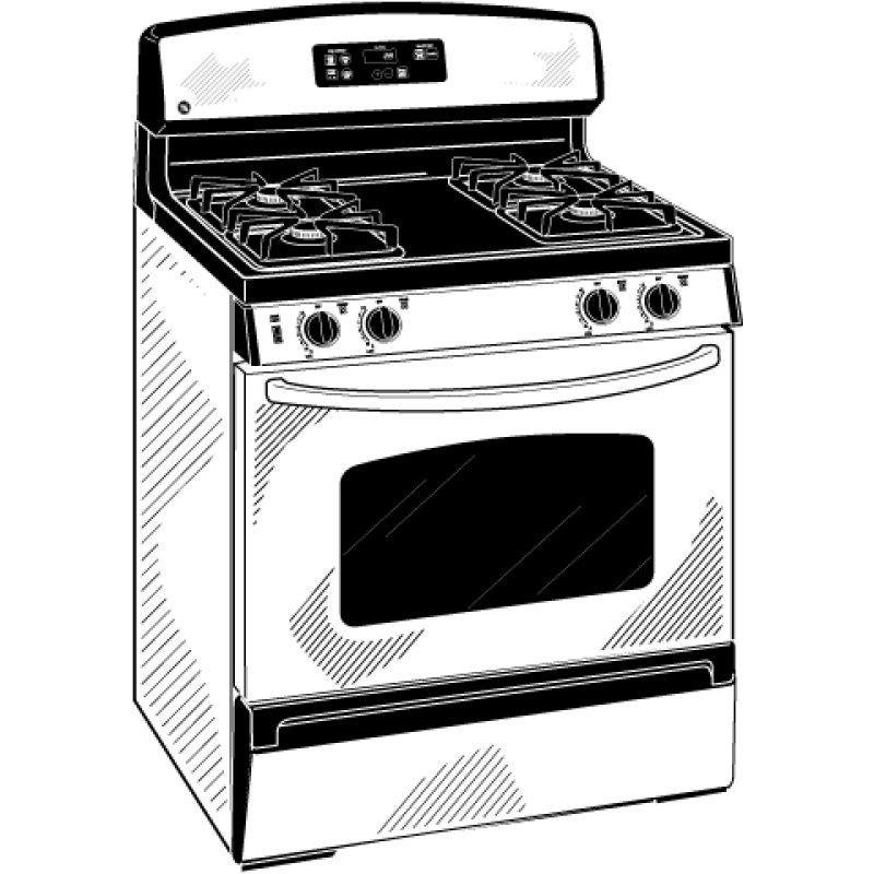 30" Free-Standing Gas Range JGBS23SEMSS