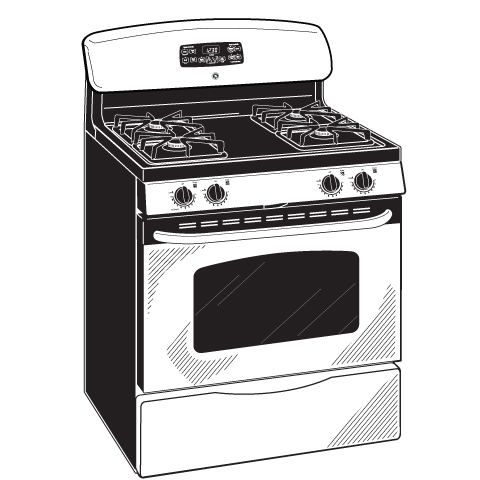 30" Free-Standing Gas Range with Steam Clean JGBS23SETSS