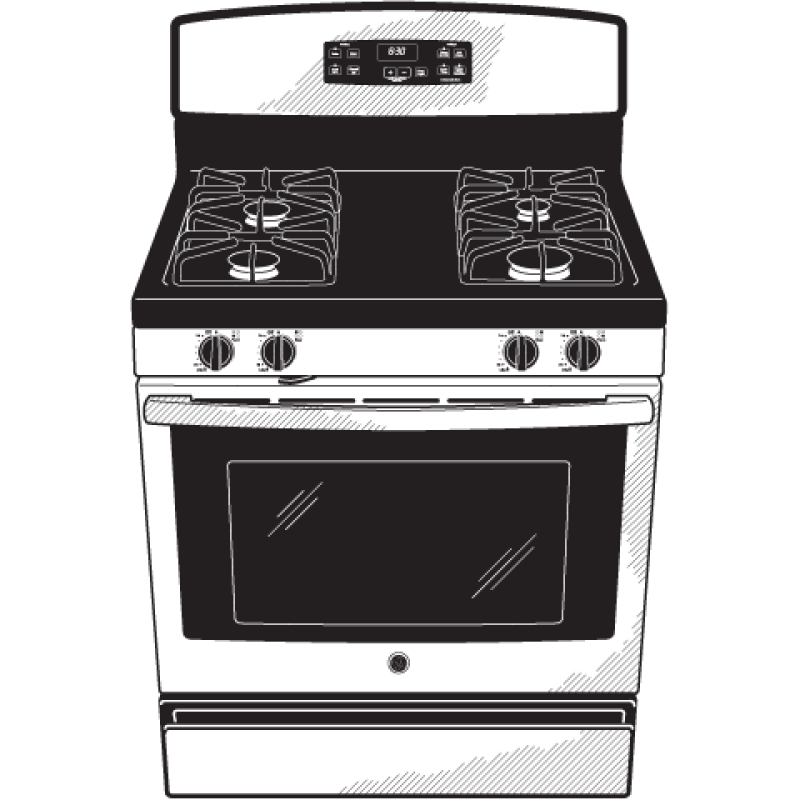 30" Free-Standing Gas Range JGBS60REFSS
