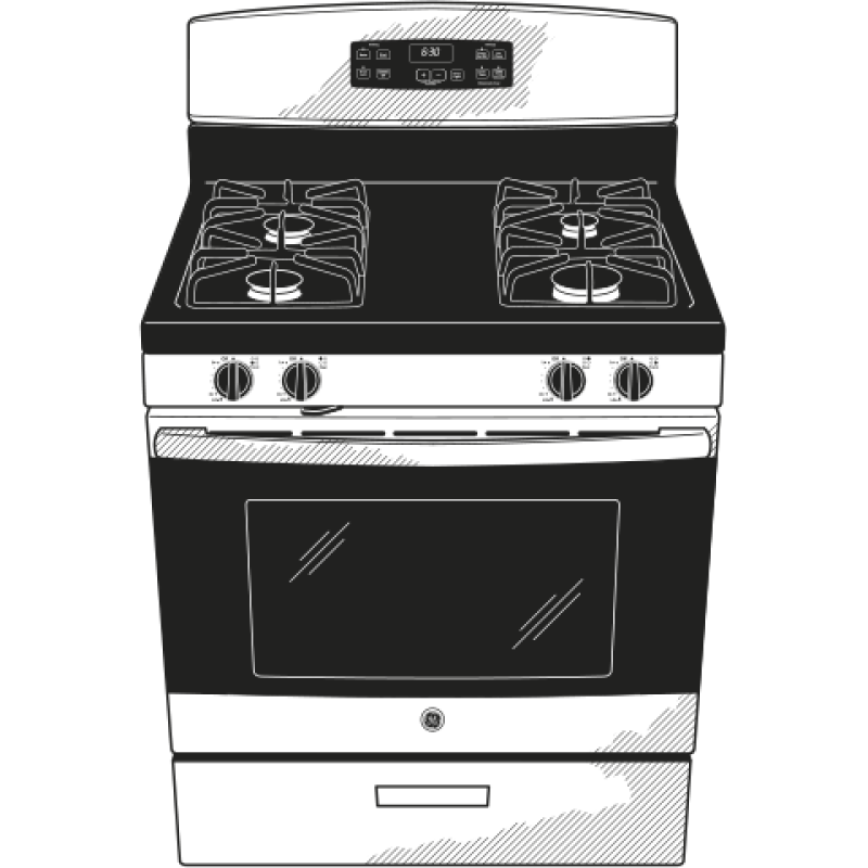 30" Free-Standing Gas Range JGBS60REKSS