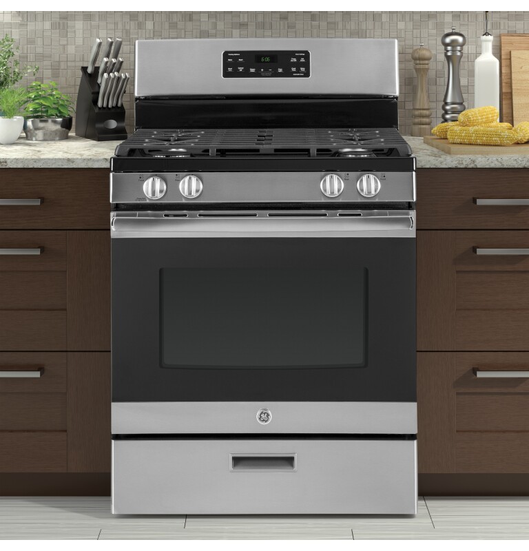 30" Free-Standing Gas Range JGBS62REKSS