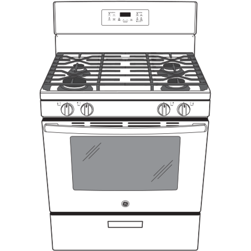 30" Free-Standing Gas Range JGBS62REKSS