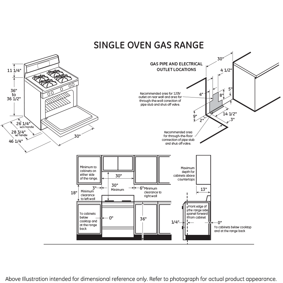 30" Free-Standing Gas Range JGBS64DEFBB