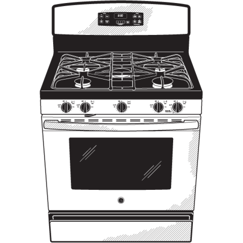 30" Free-Standing Gas Range JGBS64REFSS
