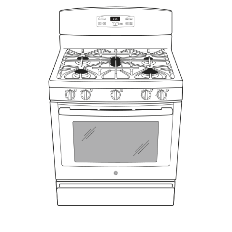 30" Free-Standing Gas Range JGBS65DEFWW