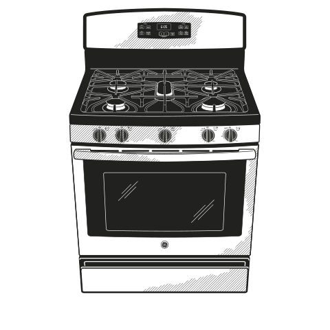 30" Free-Standing Gas Range JGBS65REFSS