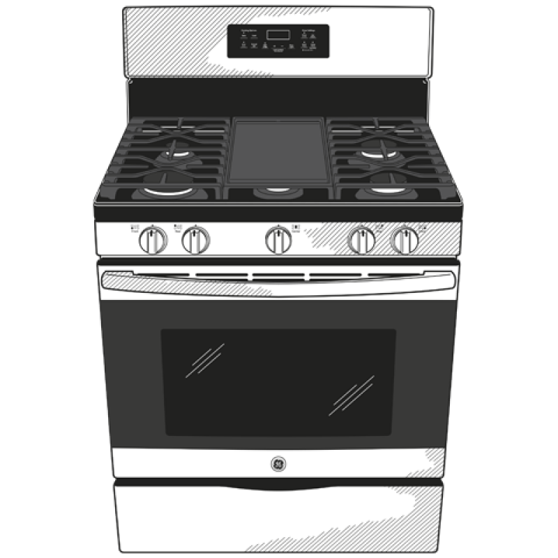 30" Free-Standing Gas Range JGBS66FEKDS