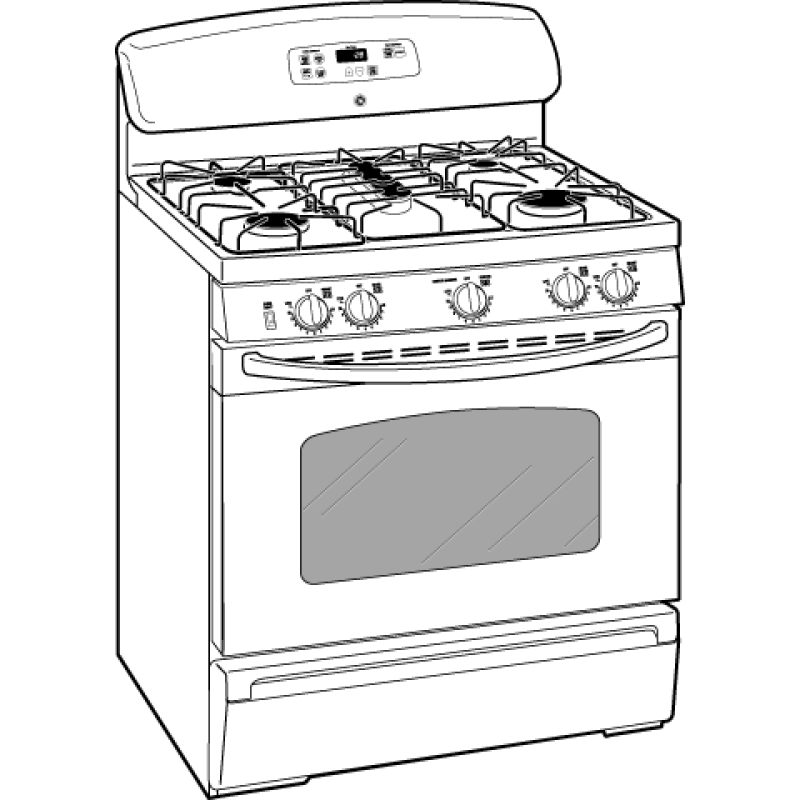 30" Free-Standing Gas Range JGBS80DEMWW