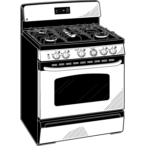 30" Free-Standing Gas Range JGBS80SELSS