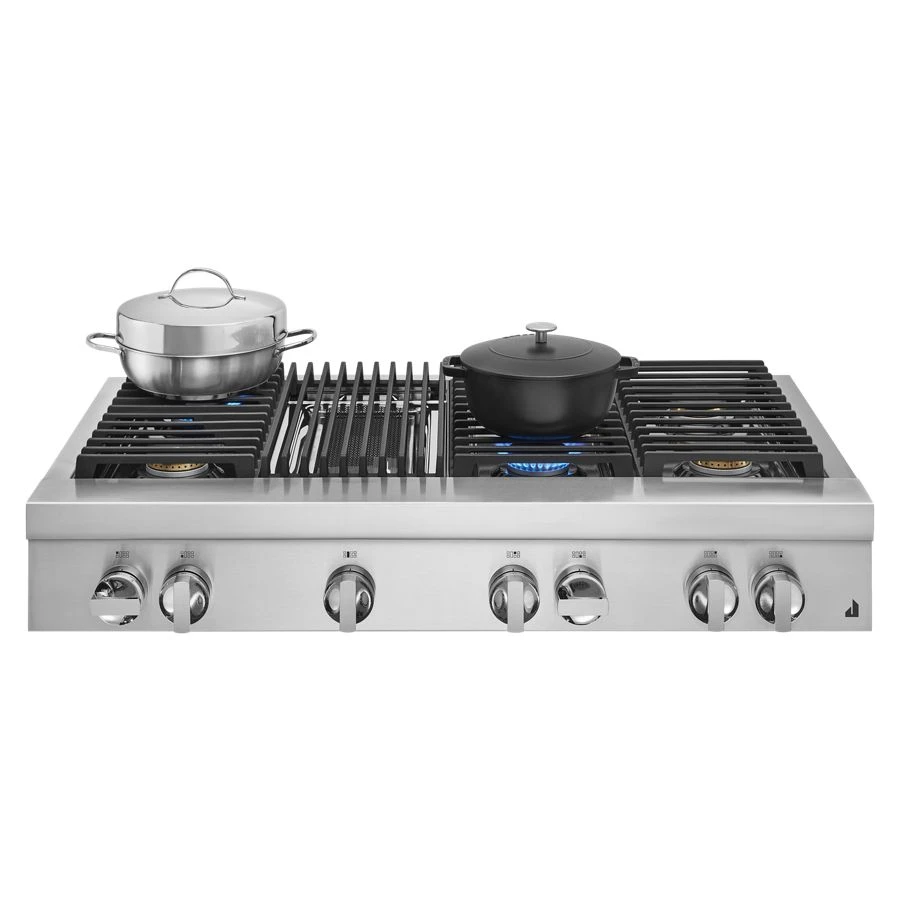 NOIR 48" Gas Professional-Style Rangetop with Grill JGCP648HM