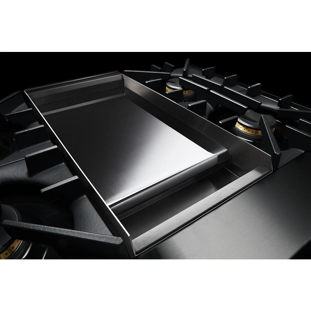 RISE 48" Gas Professional-Style Rangetop with Chrome-Infused Griddle and Grill JGCP748HL