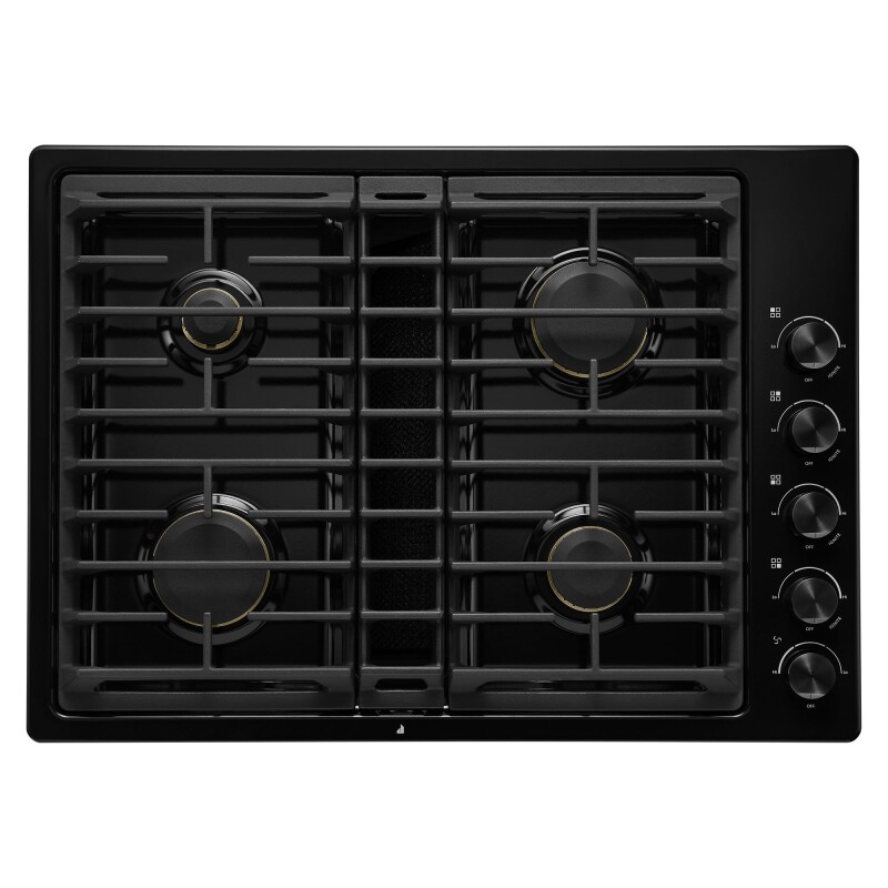 JennAir 30” JX3™ Gas Downdraft Cooktop Black JGD3430GB Picture 1
