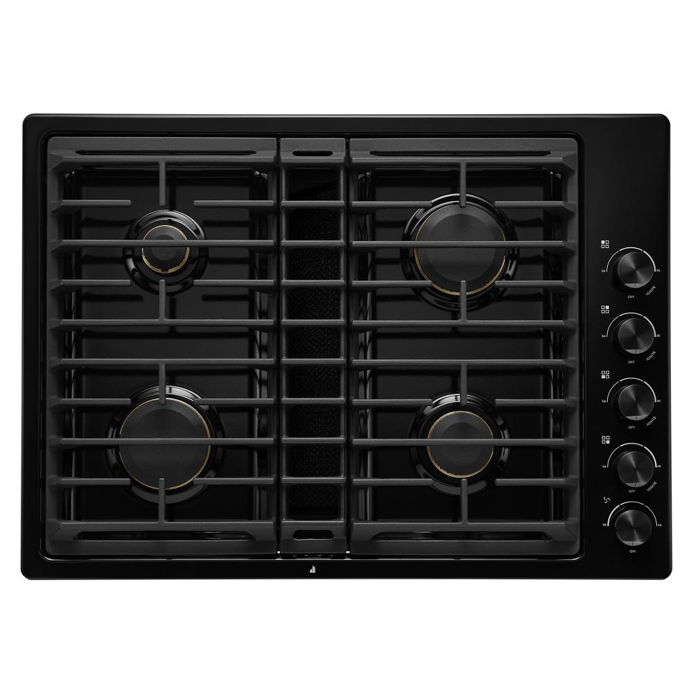 JennAir 30” JX3™ Gas Downdraft Cooktop Black JGD3430GB Picture 1