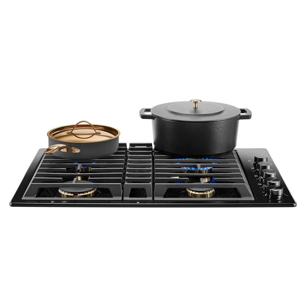 30” JX3™ Gas Downdraft Cooktop JGD3430GB