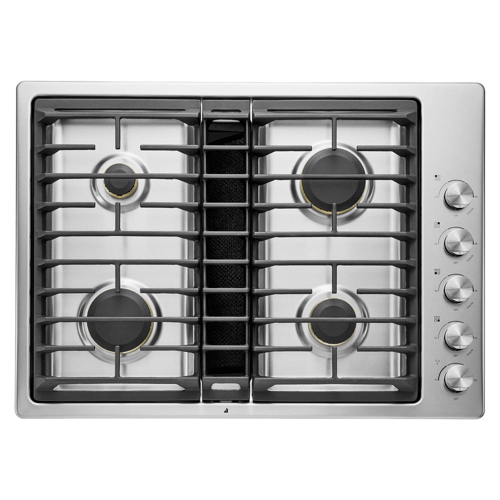 JennAir 30” JX3™ Gas Downdraft Cooktop Stainless Steel JGD3430GS Picture 1