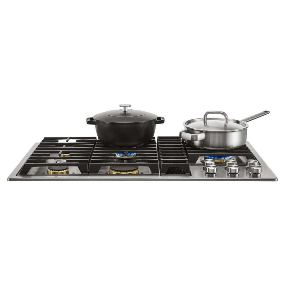 Euro-Style 36" JX3™ Gas Downdraft Cooktop JGD3536GS