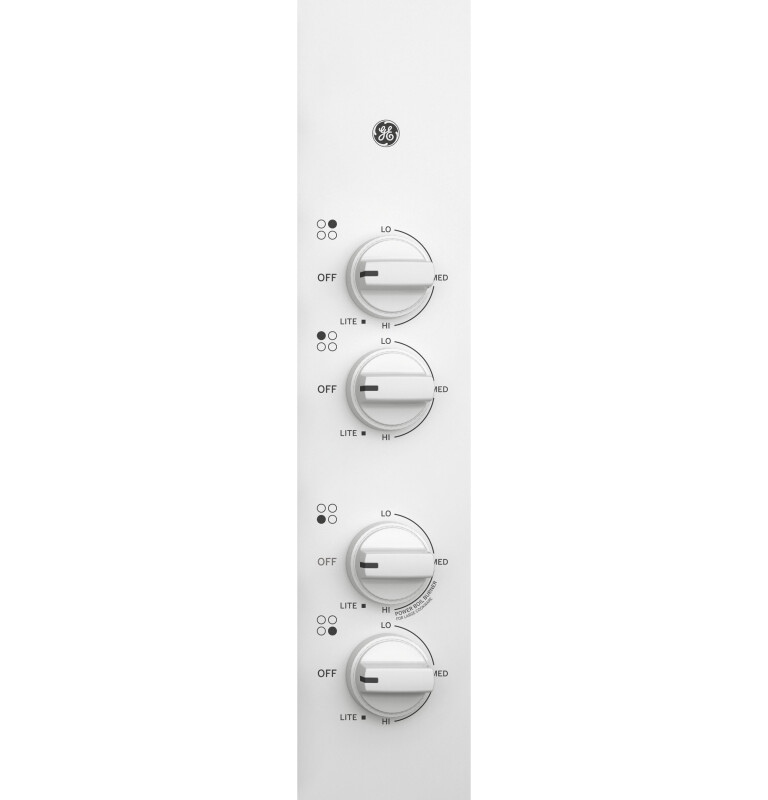 30" Built-In Gas Cooktop with Dishwasher-Safe Grates JGP3030DLWW