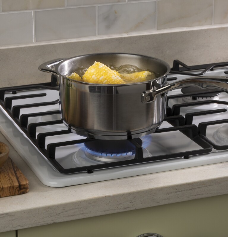 30" Built-In Gas Cooktop with Dishwasher-Safe Grates JGP3030DLWW