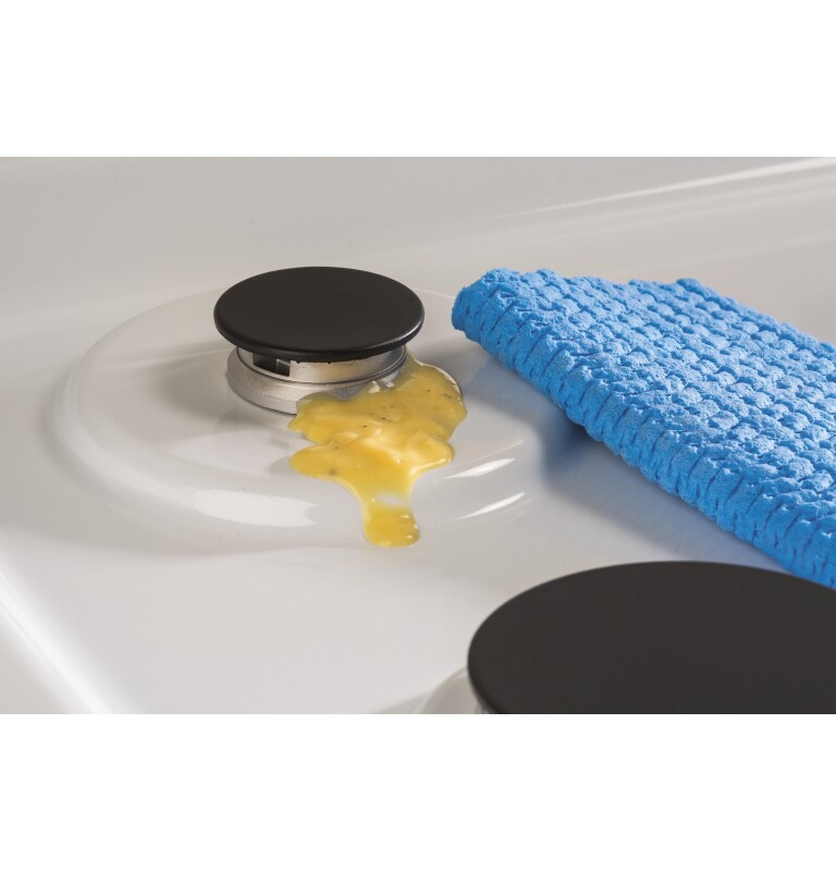 36" Built-In Gas Cooktop with Dishwasher-Safe Grates JGP3036DLWW