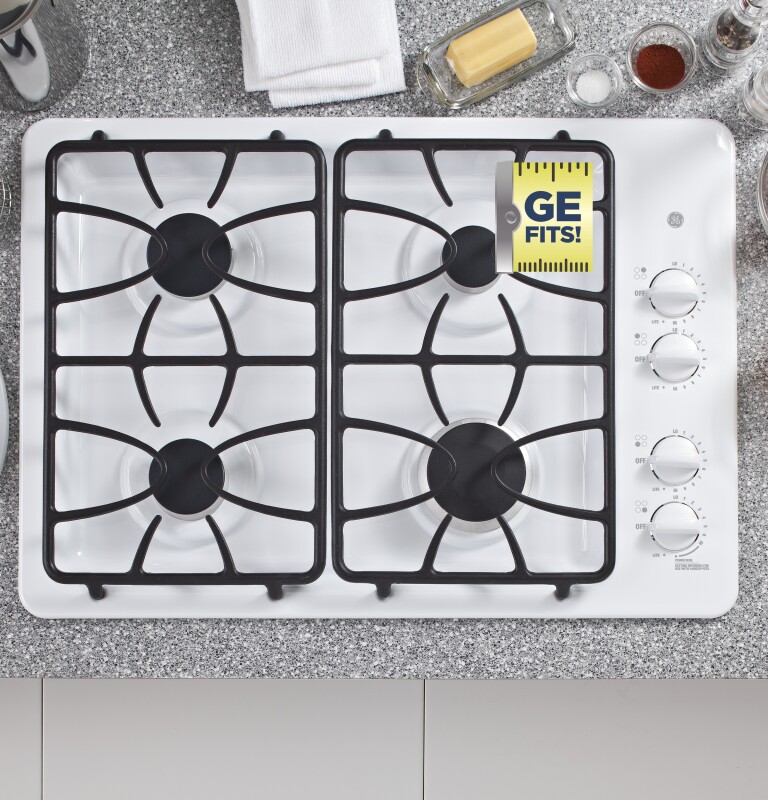 30" Built-In Gas Cooktop JGP333DETWW