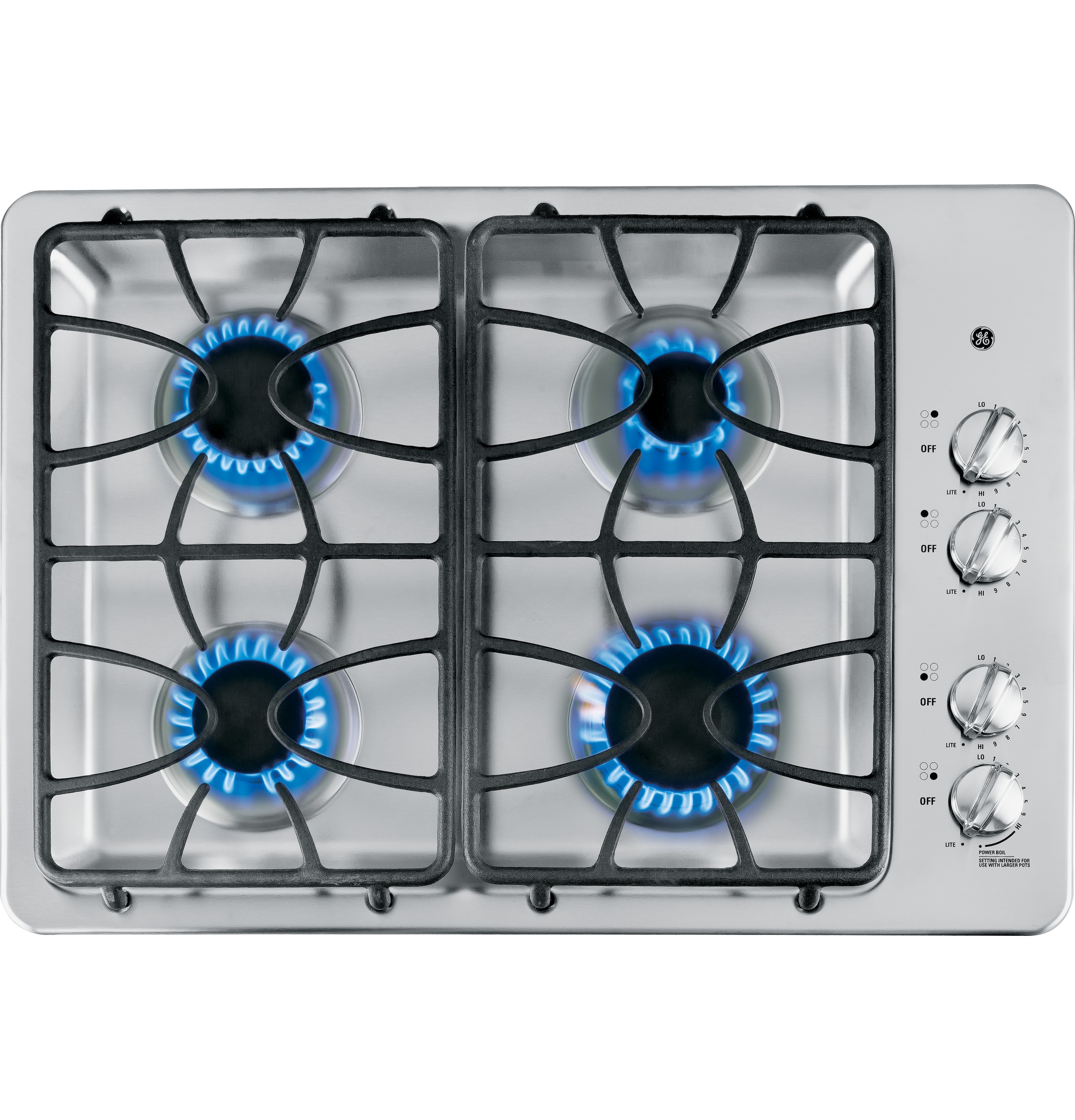 30" Built-In Gas Cooktop JGP333SETSS