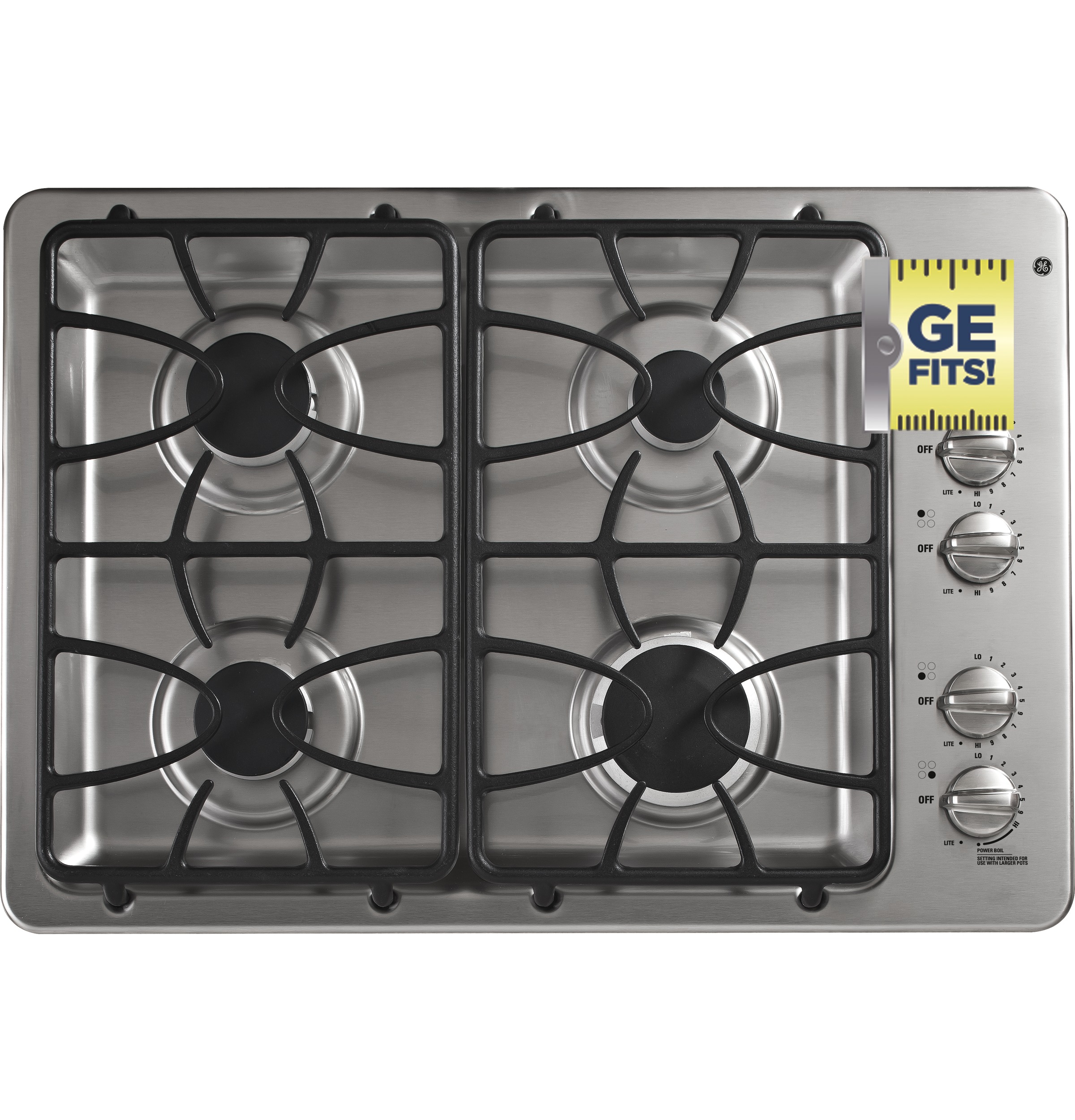30" Built-In Gas Cooktop JGP333SETSS