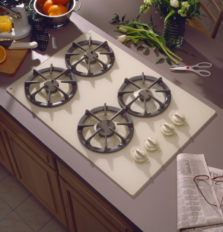 30" Built-In Gas Cooktop with Sealed Cooktop Burners and Right-Side Controls JGP336AEVAA