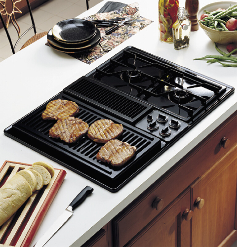 30" Built-In Downdraft Modular Gas Cooktop JGP389BEVBB