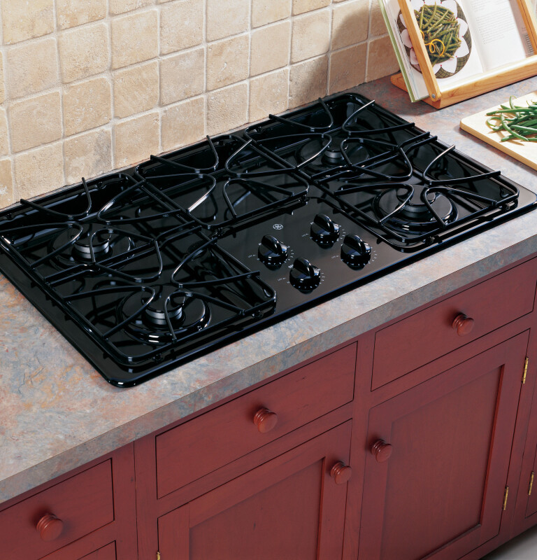 36" Built-In Gas Cooktop JGP628BEKBB