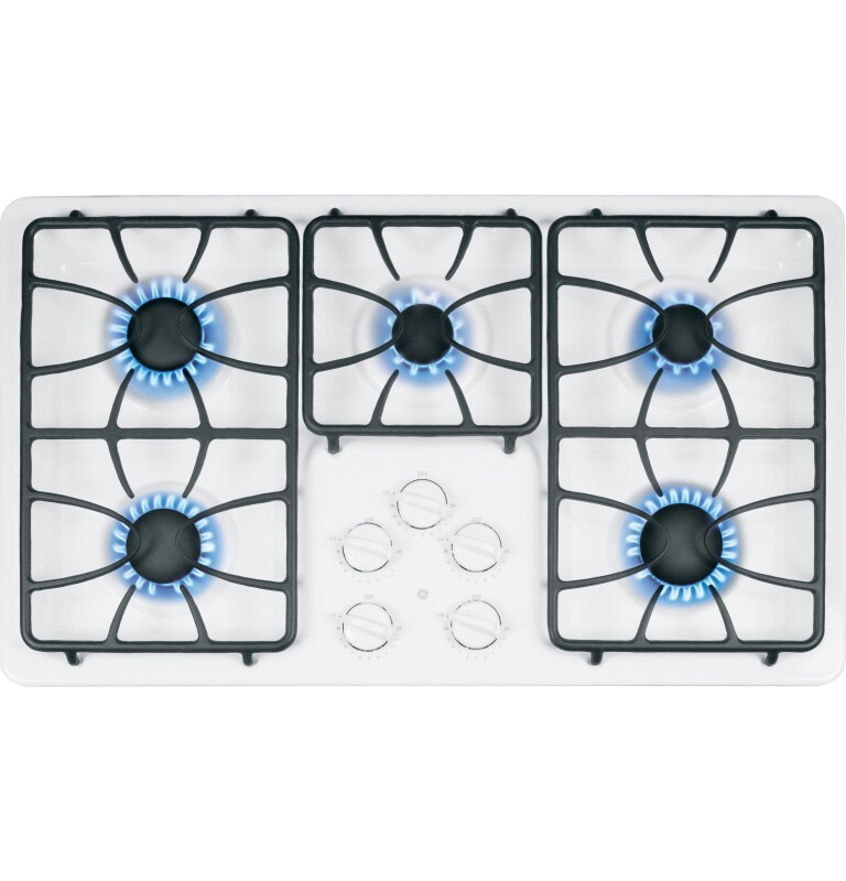 36" Built-In Gas Cooktop JGP633DETWW