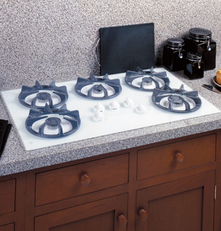 36" Built-In Gas Cooktop JGP636WEDWW