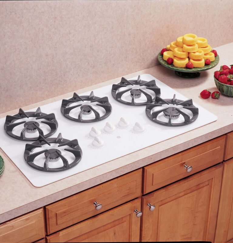 36" Built-In Gas Cooktop JGP637WEJWW