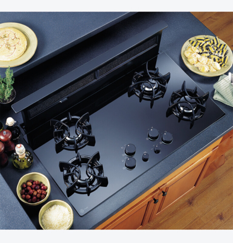 36" Downdraft Gas Cooktop JGP656BBBB