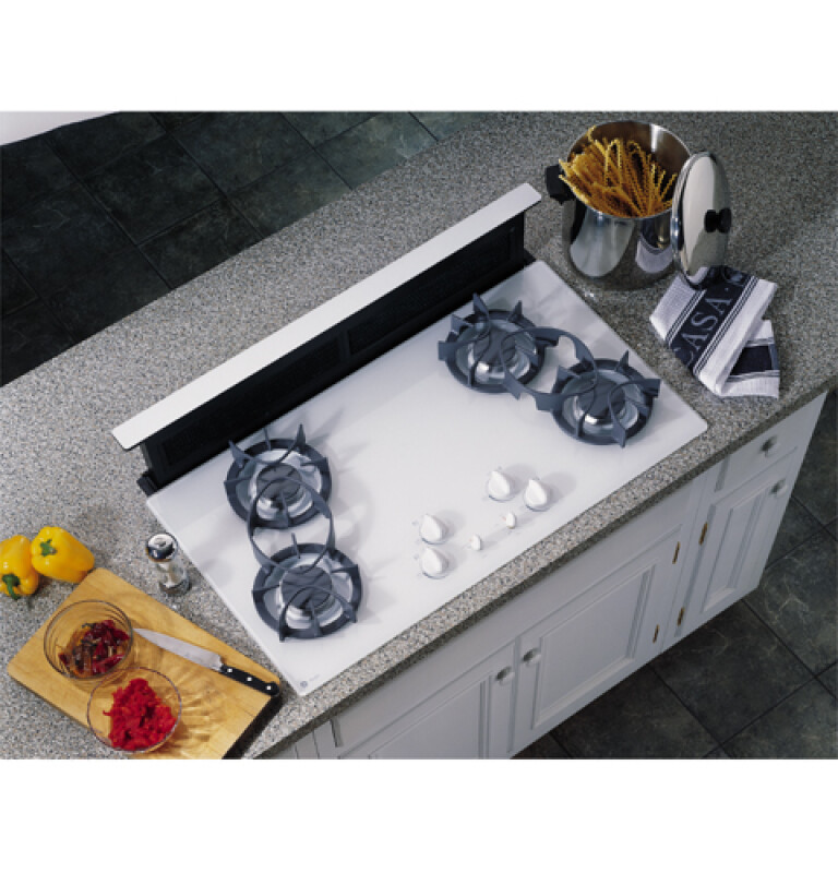36" Downdraft Gas Cooktop JGP656WBWW