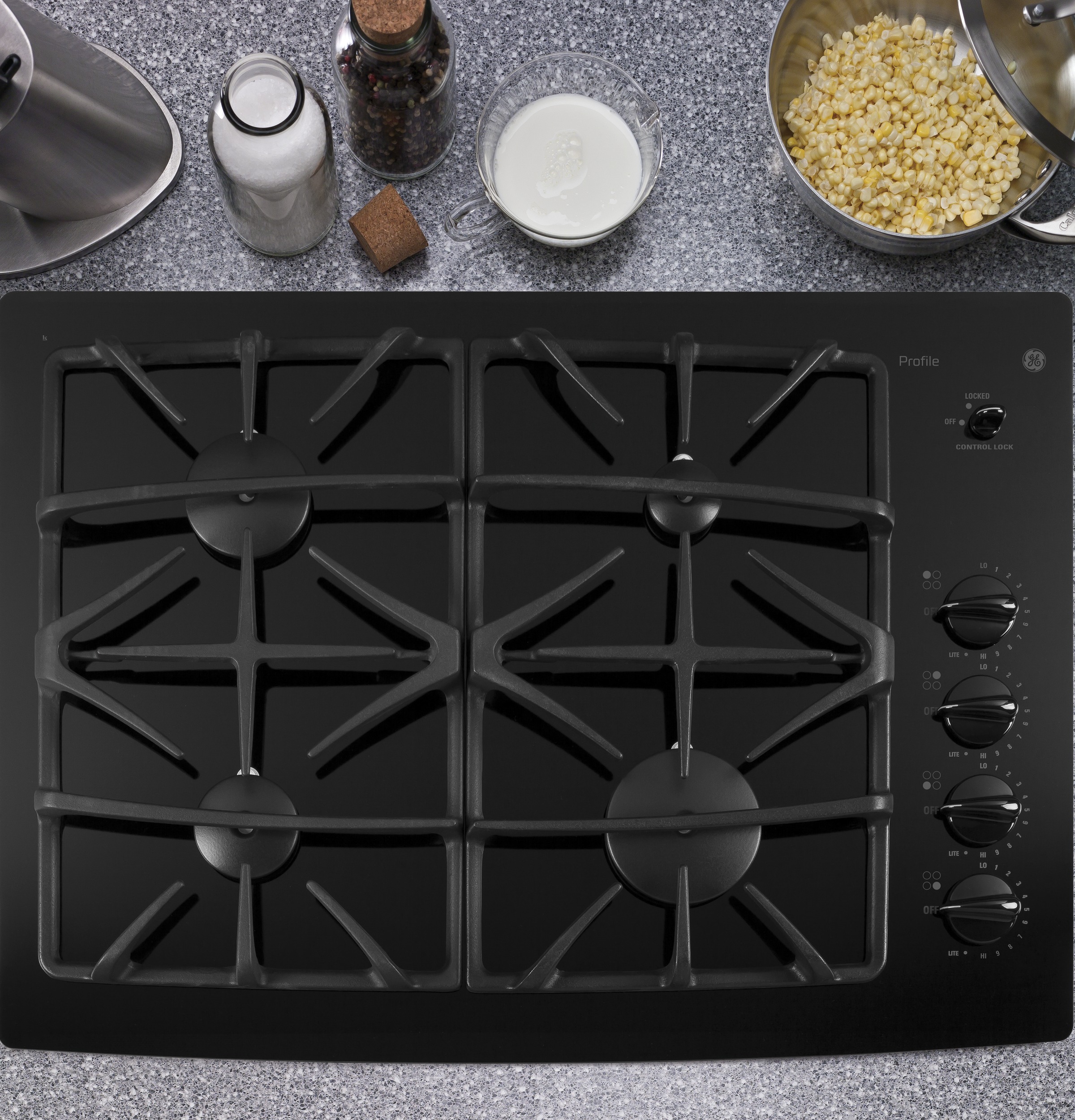 Series 30" Built-In Gas Cooktop JGP940BEKBB