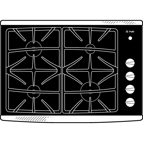 Series 30" Built-In Gas Cooktop JGP940SEKSS