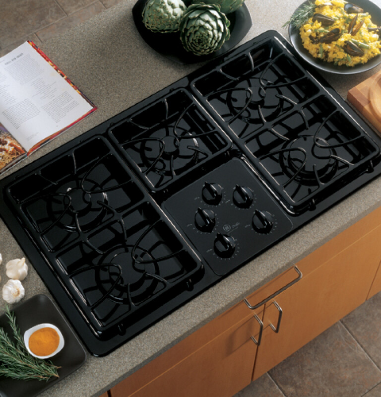 36" Built-In Gas Cooktop JGP963BECBB