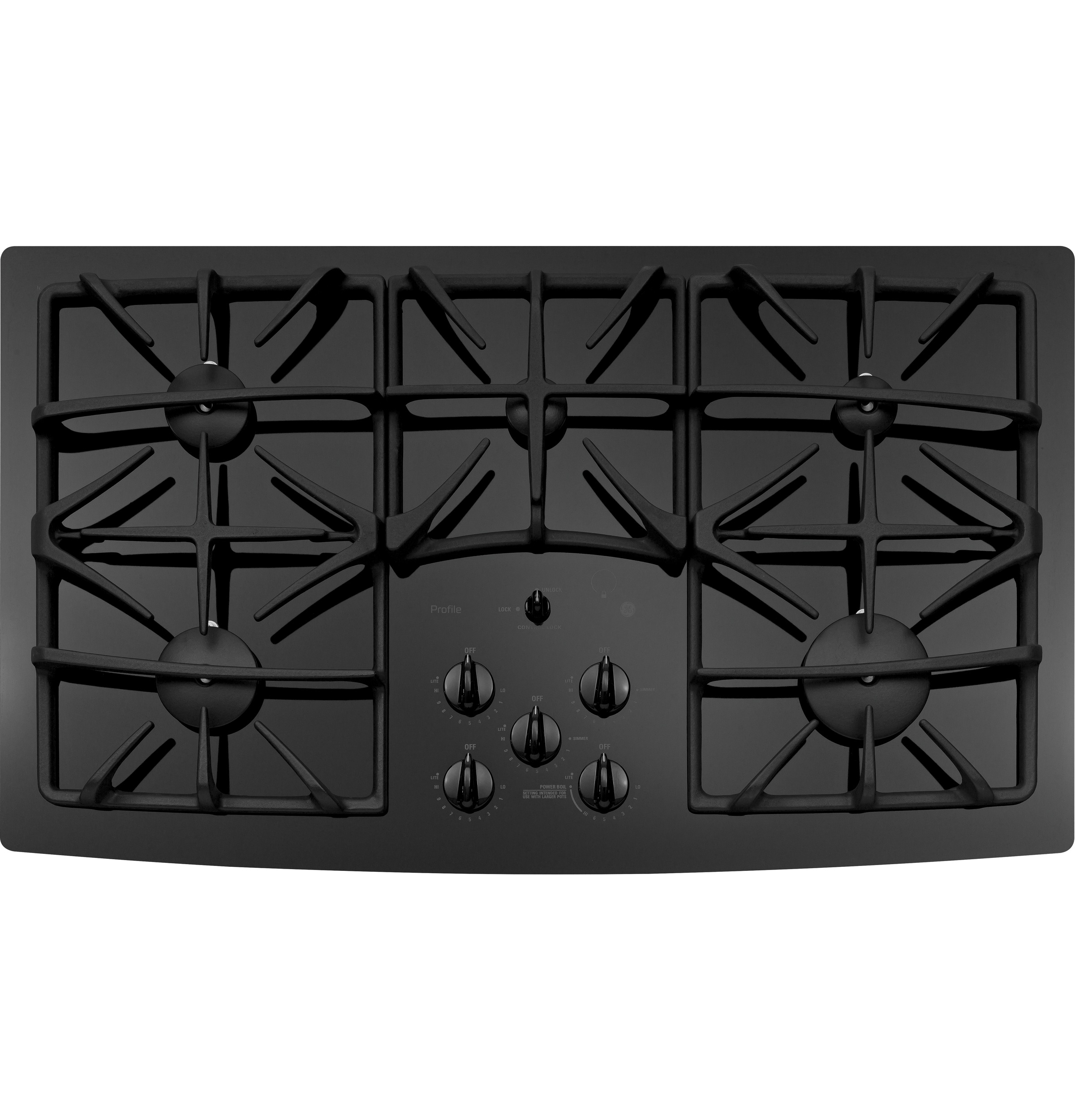 Series 36" Built-In Gas Cooktop JGP970BEKBB