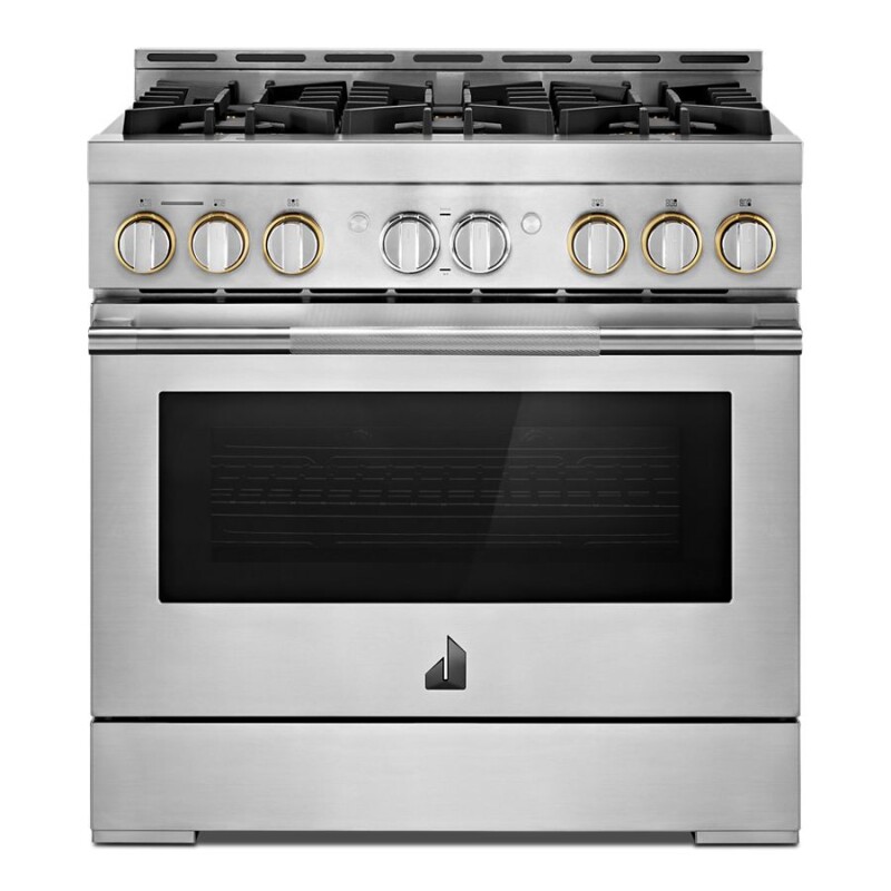 JennAir 36" RISE Gas Professional-Style Range Stainless Steel JGRP436HL Picture 1