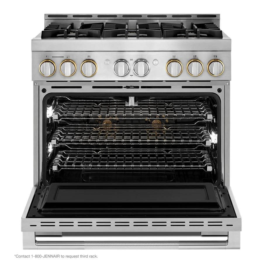 36" RISE Gas Professional-Style Range JGRP436HL