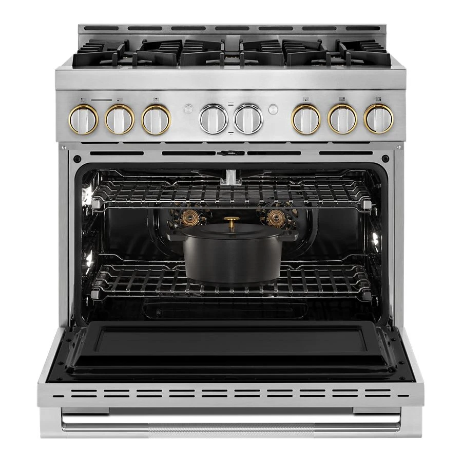 36" RISE Gas Professional-Style Range JGRP436HL
