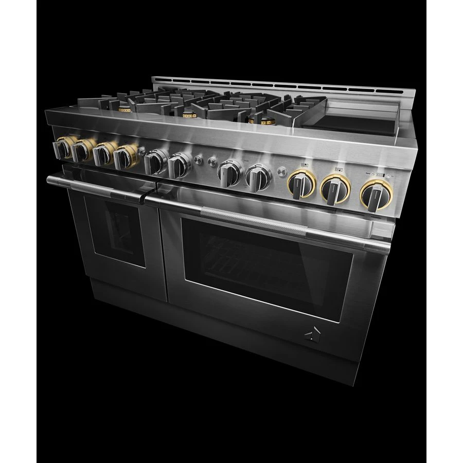 48" RISE Gas Professional-Style Range with Chrome-Infused Griddle JGRP548HL