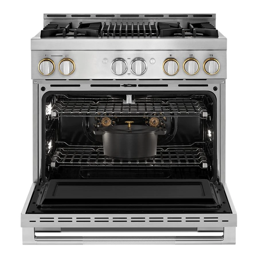 RISE 36" Gas Professional-Style Range with Grill JGRP636HL